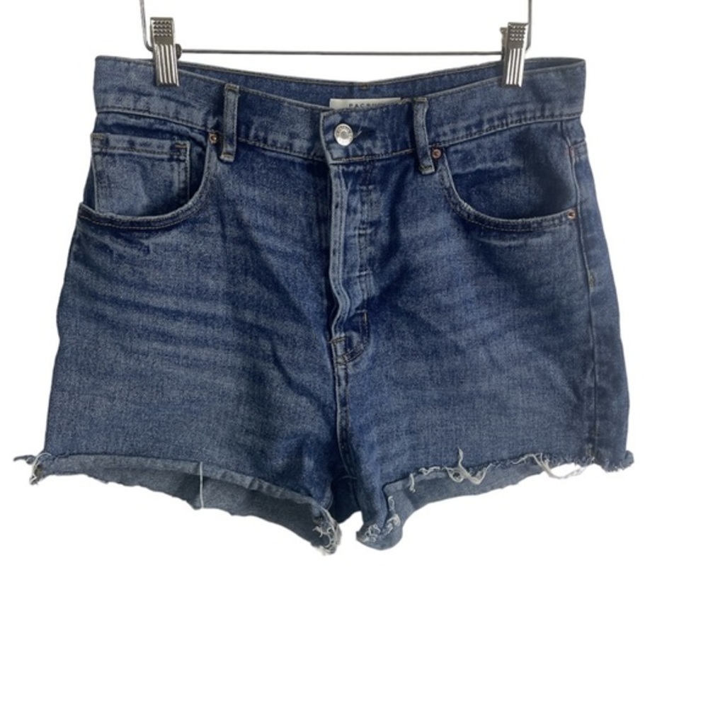 Pacsun shorts high rise icon denim blue jean cotton shorts Sz 29